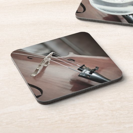 Klassisches Musikinstrument Getränkeuntersetzer (Linke Seite)