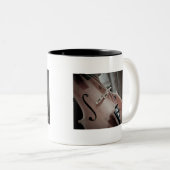 Klassisches Musikinstrument Zweifarbige Tasse (VorderseiteRechts)