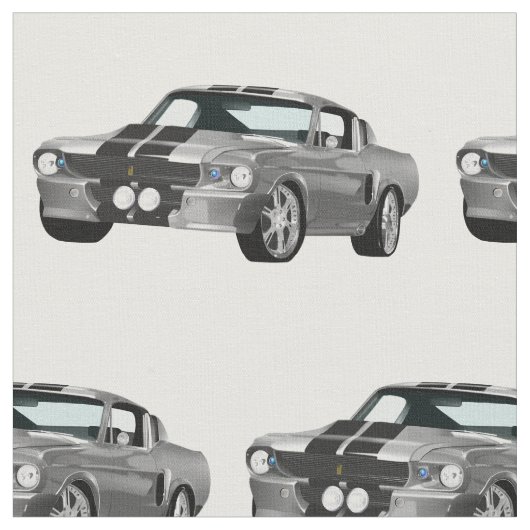 Klassisches Muskel-Auto-Gewebe Stoff (Nahaufnahme)