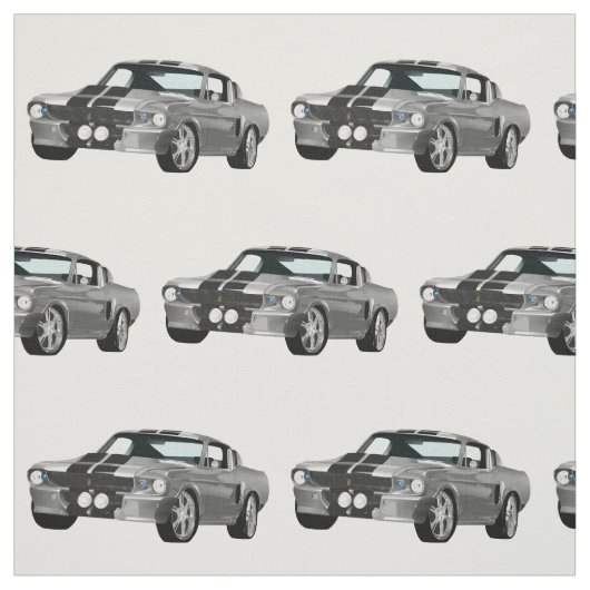 Klassisches Muskel-Auto-Gewebe Stoff (Muster)