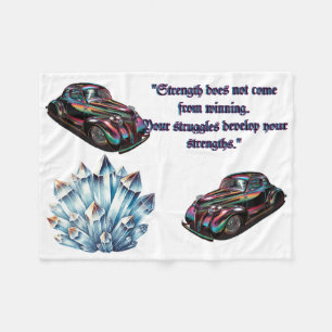 Klassisches Muskelauto Fleecedecke