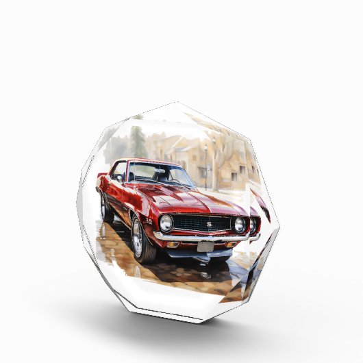 Klassisches Muskelauto Fotoblock (Rechts)