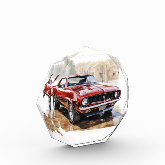 Klassisches Muskelauto Fotoblock (Links)