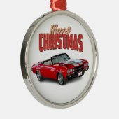 Klassisches Muskelauto Ornament Aus Metall (Rechts)