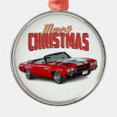 Klassisches Muskelauto Ornament Aus Metall (Vorne)