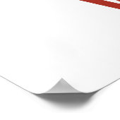 Klassisches Muskelauto Poster (Ecke)