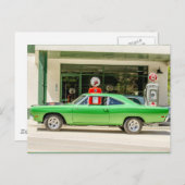 Klassisches Muskelauto Postkarte (Vorne/Hinten)