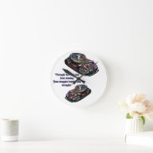 Klassisches Muskelauto Runde Wanduhr (Zuhause)