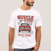Klassisches Muskelauto T-Shirt (Vorderseite)