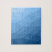 Klassisches Muster aus rotem, geometrischem Mesh Puzzle (Vertikal)