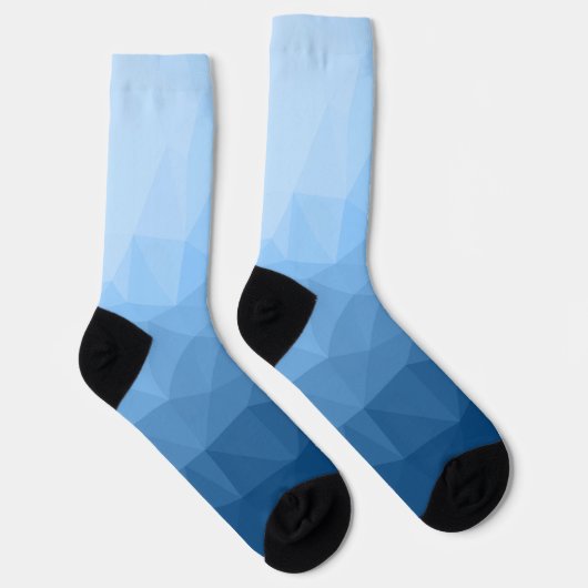 Klassisches Muster aus rotem, geometrischem Mesh Socken (Rechts)