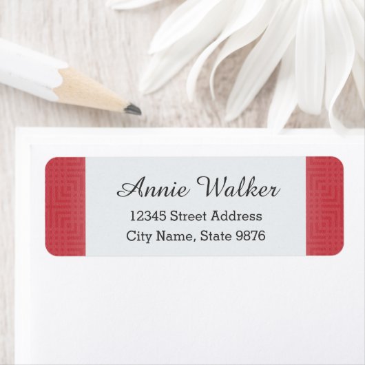 Klassisches Muster - Crimson Red - Custom (Insitu)