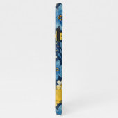 Klassisches Muster der mediterranen Blumenkunst iPhone Hülle (Rechte Seite)