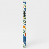 Klassisches Muster der mediterranen Flora iPhone Hülle (Rechte Seite)