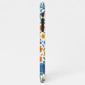 Klassisches Muster der mediterranen Flora iPhone Hülle (Linke Seite)