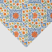 Klassisches Muster der mediterranen Flora Seidenpapier (Ausschnitt)