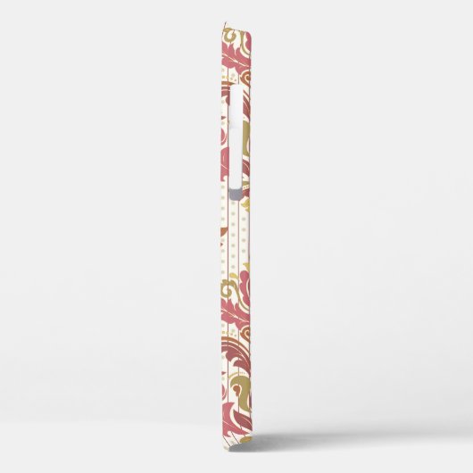 Klassisches nahtloses Muster. Damask orientiert bu Case-Mate iPhone Hülle (Rückseite / Links)