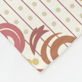 Klassisches nahtloses Muster. Damask orientiert bu Fleecedecke (Ecke)