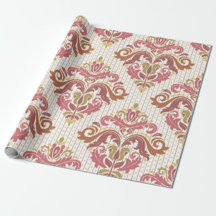 Klassisches nahtloses Muster. Damask orientiert bu Geschenkpapier