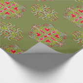 Klassisches, nahtloses Muster Geschenkpapier (Ecke)