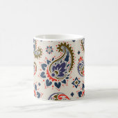 Klassisches, nahtloses Paisleydesign. Kaffeetasse (Mittel)