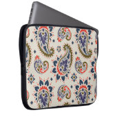 Klassisches, nahtloses Paisleydesign. Laptopschutzhülle (Vorne Rechts)