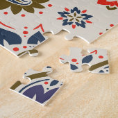 Klassisches, nahtloses Paisleydesign. Puzzle (Seite)