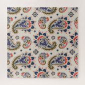 Klassisches, nahtloses Paisleydesign. Puzzle (Horizontal)