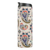 Klassisches, nahtloses Paisleydesign. Thermosbecher (Nach rechts gedreht)