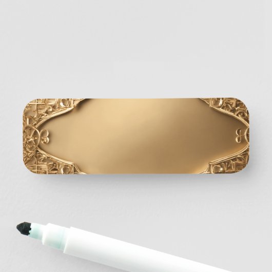 Klassisches Namensschild (Beispiel)