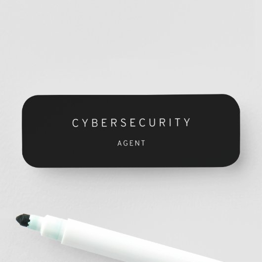 Klassisches Namensschild (Beispiel)