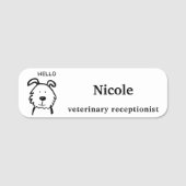 Klassisches Namensschild (Vorderseite)