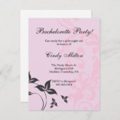 Klassisches Naturdesign Einladung (Vorne/Hinten)