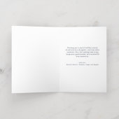 Klassisches Navy-Karodesign Frohe Feiertage Collag (Innen Abgelegt)