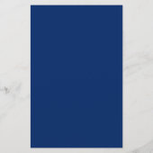 Klassisches Navy- und Creme-elegantes Hochzeitsmen (Rückseite)