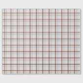 Klassisches neutrales Weihnachtskaromuster Geschenkpapier (Flach)