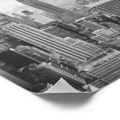 Klassisches New Yorker Schwarz-Weiß-Foto Poster (Ecke)