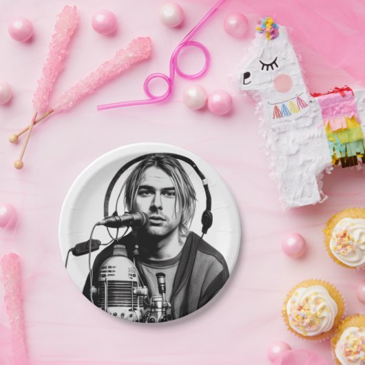 Klassisches Nirvana Das Ende der Musik Pappteller (Party)