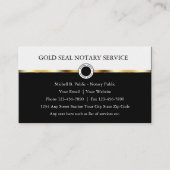 Klassisches Notar-öffentliches Design Visitenkarte (Vorderseite)