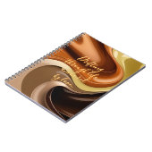 Klassisches Notebook in stilvoller Grafik Notizblock (Linke Seite)