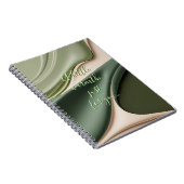 Klassisches Notebook in stilvoller Grafik Notizblock (Rechte Seite)