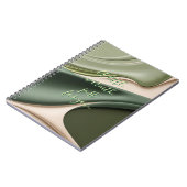 Klassisches Notebook in stilvoller Grafik Notizblock (Linke Seite)