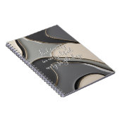 Klassisches Notebook in stilvoller Grafik Notizblock (Rechte Seite)