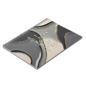 Klassisches Notebook in stilvoller Grafik Notizblock (Linke Seite)