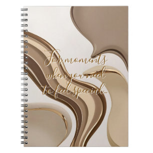 Klassisches Notebook in stilvoller Grafik Notizblock