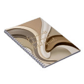 Klassisches Notebook in stilvoller Grafik Notizblock (Rechte Seite)