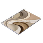 Klassisches Notebook in stilvoller Grafik Notizblock (Linke Seite)
