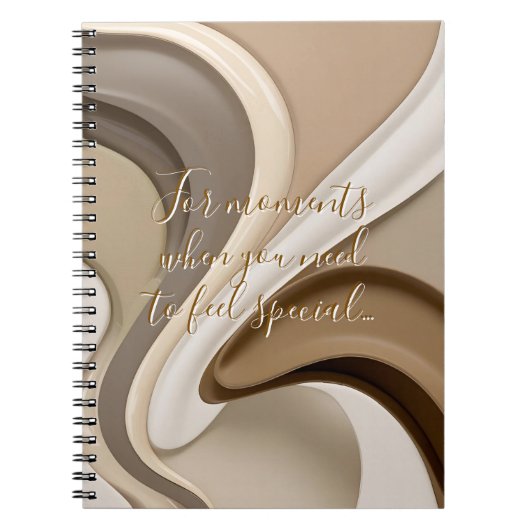 Klassisches Notebook in stilvoller Grafik Notizblock (Vorderseite)