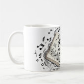 Klassisches Notenbuch Kaffeetasse (Links)