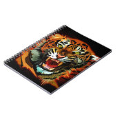Klassisches Notizbuch "Fierce Roaring Tiger" Bold Notizblock (Linke Seite)